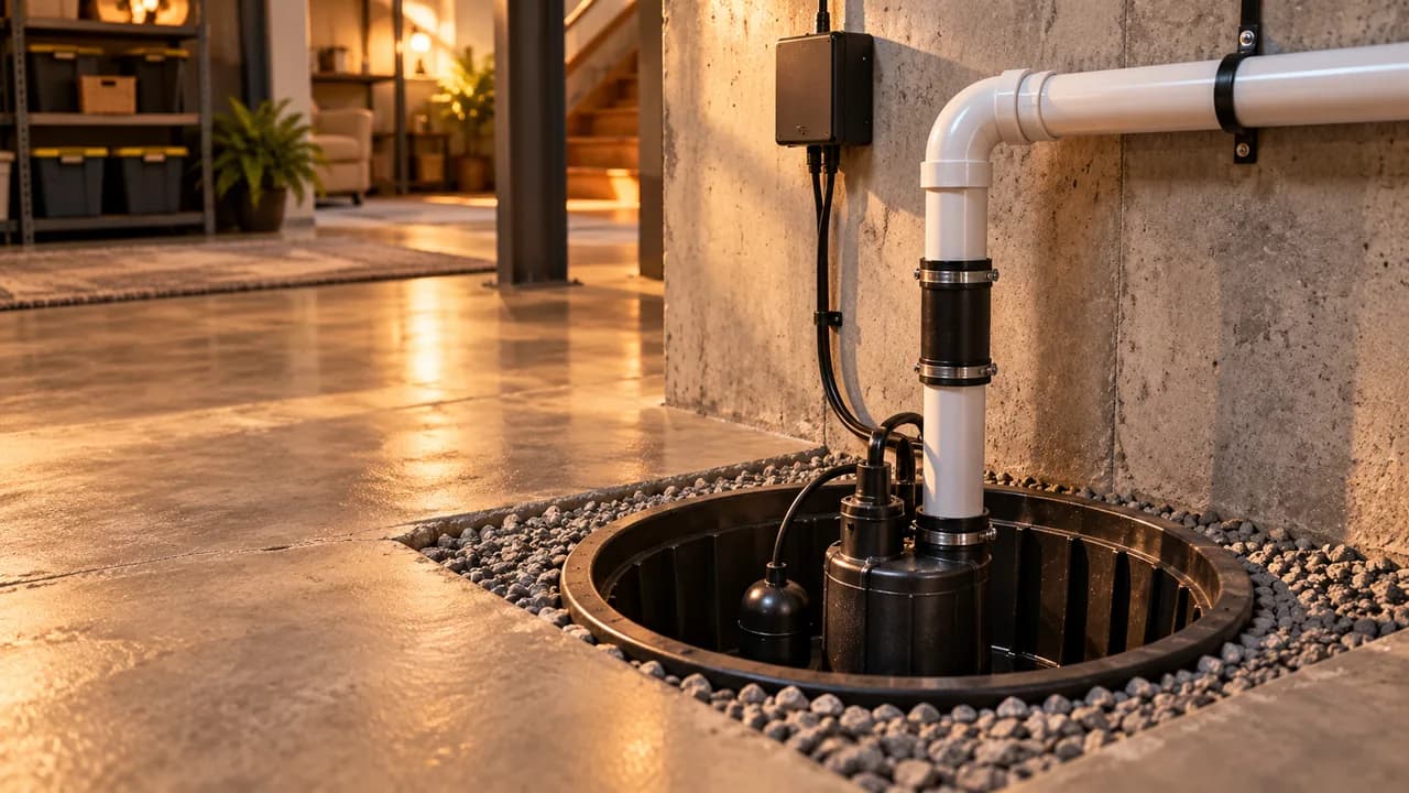 Sump Pump Systems service example